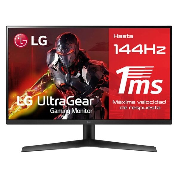Monitor Gamer 27" (Plano) - LG UltraGear 27GN60R-B - Full HD (1920x1080) - 1 ms - 144 Hz - IPS