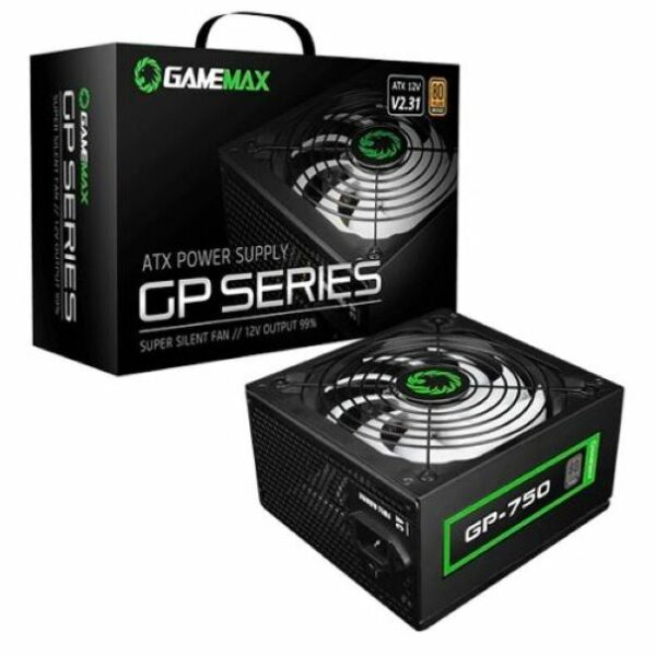 Fuente de Poder 750W - Gamemax GP-750 - 80 PLUS Bronze - Estándar ATX (Modelo: GP-750)