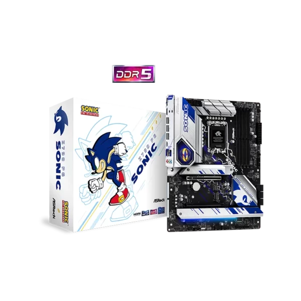 ASRock Z790 PG SONIC Intel LGA1700 ATX DDR5 PCIE 5.0 x16 5 M.2 slots 2.5Gb Lan 7.1