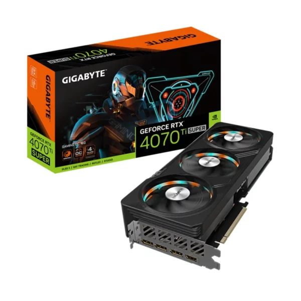 Tarjeta de Video Gigabyte GeForce RTX 4070 Ti SUPER GAMING OC 16G [GV-N407TSGAMING OC-16GD]