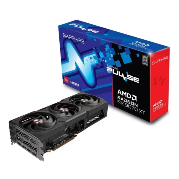Tarjeta Gráfica SAPPHIRE PULSE Radeon RX 9070 XT 16GB GDDR6 PCIe 5.0