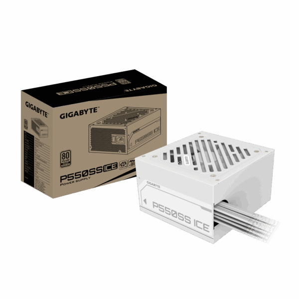 Fuente de poder Gigabyte 550w P550SS ICE 80+ Silver