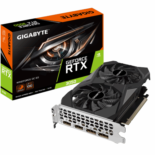 Tarjeta de Video Gigabyte RTX 3050 Windforce 6GB GDDR6