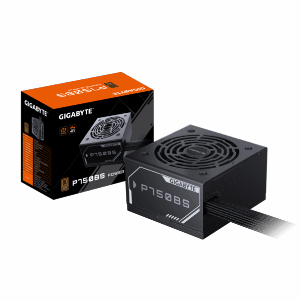 Fuente de Poder 750W Gigabyte GP-P750BS 80 Plus Bronze – ATX, PFC Activo, FDB Fan