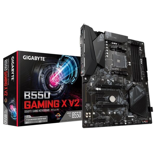 Placa Madre GIGABYTE B550 GAMING X V2 – ATX, DDR4, PCIe 4.0, M.2, RGB Fusion