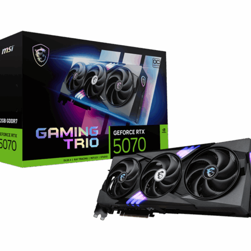 Tarjeta de video MSI GeForce RTX™ 5070 GAMING TRIO OC 12GB GDDR7