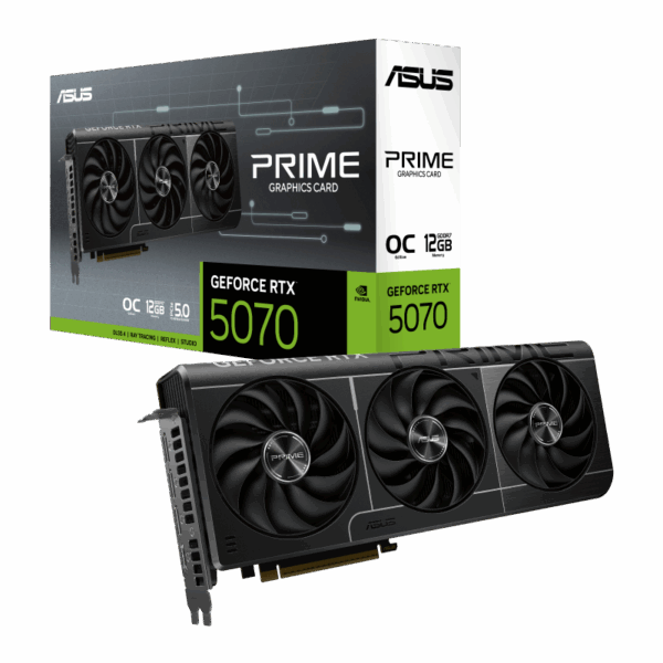 Tarjeta de video ASUS PRIME GeForce RTX™ 5070 12 GB GDDR7 Edición OC